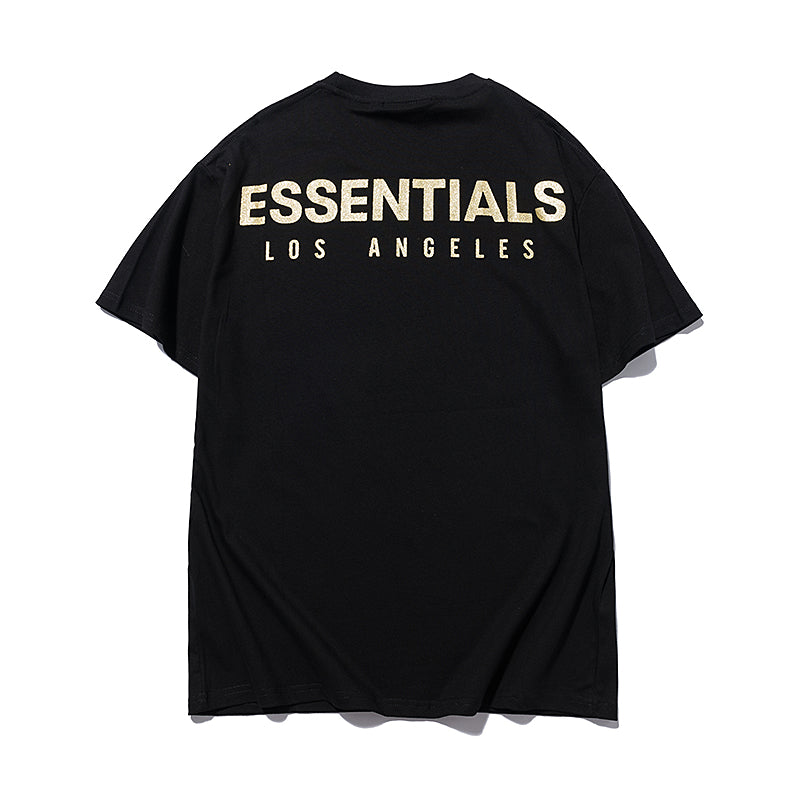Camiseta Fear Of God Essentials Los Angeles Preto