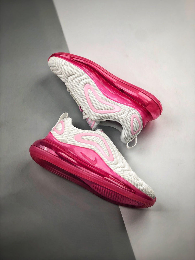 Nike Air Max 720 White Pink Rise Laser Fuchsia