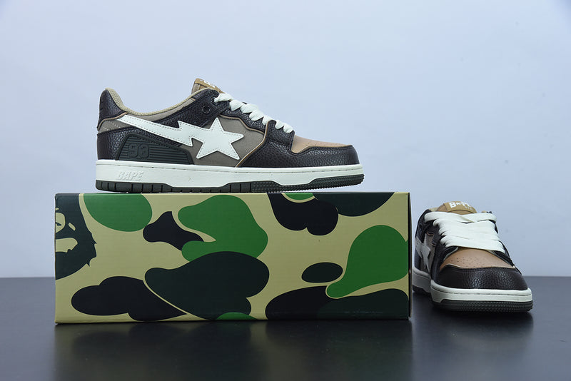 BAPE Tênis Bape Sta - Brown sk8