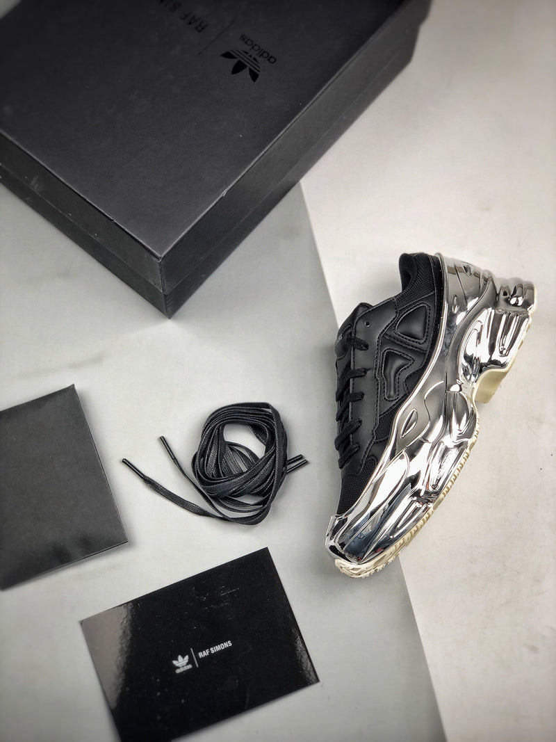Adidas Ozweego Raf Simons Core Black Silver Metallic