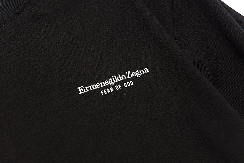 Camiseta Fear Of God Ermenegildo Zegna Preto